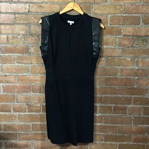 ANTHROPOLOGIE GREY STATE medium black dress